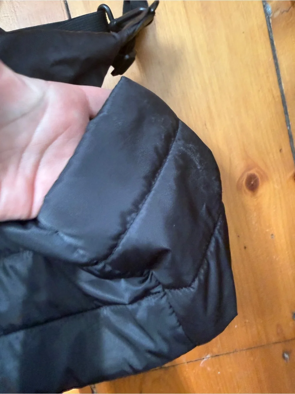 Skip Hop Black Puffy Diaper Bag